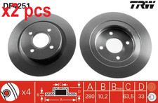 X2 PCS L&R SIDES BRAKE DISC